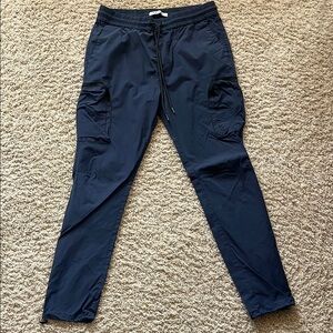 Men's Navy Jogger Pants